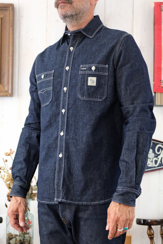 Polverara Denim Rinse Work Shirt