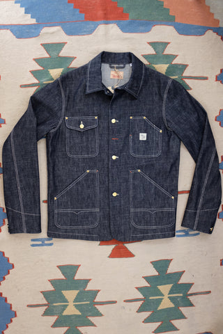 Gournay Yellow Denim Selvedge Chore Jacket