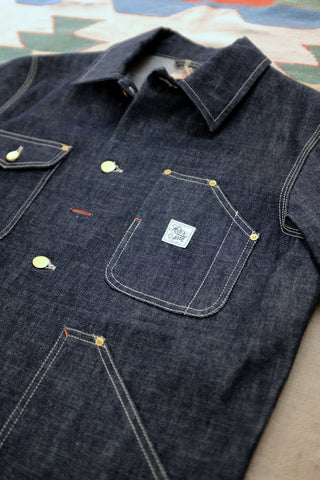 Gournay Yellow Denim Selvedge Chore Jacket