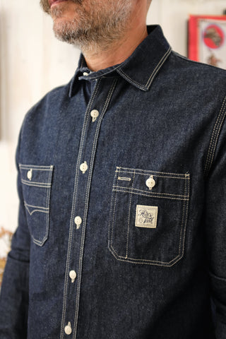 Polverara Denim Rinse Work Shirt