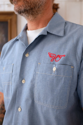 Scots Chambray Short Sleeves Shirt