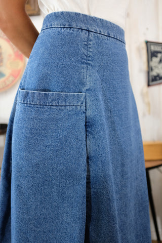 Nankino 80's Blue Denim Skirt