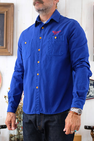 Polverara French Blue Work Shirt