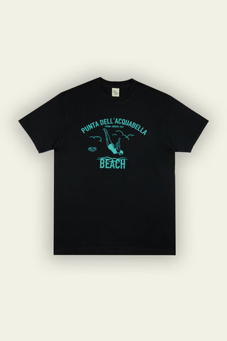 "Acquabella" Black Tubular T-shirt