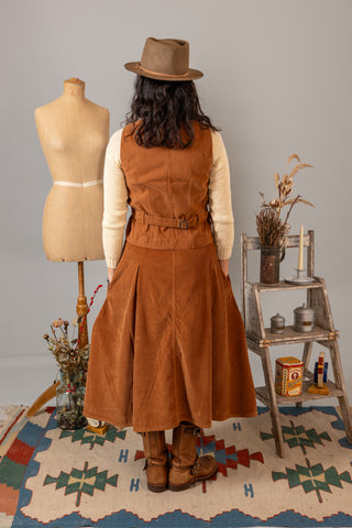 Cotton Corduroy Skirt