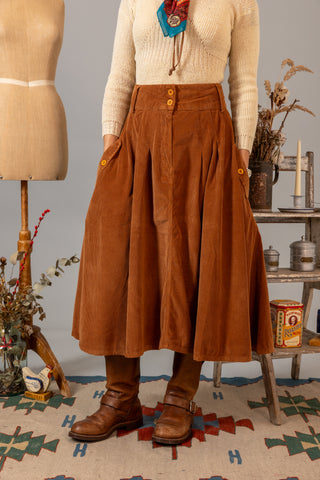 Cotton Corduroy Skirt