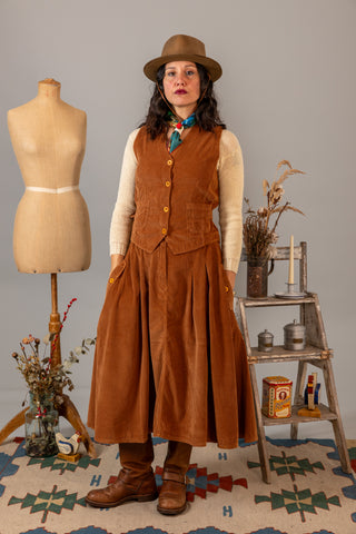 Cotton Corduroy Skirt