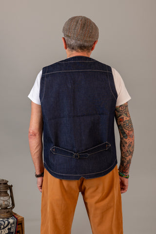 Denim Work Vest