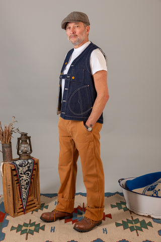 Denim Work Vest