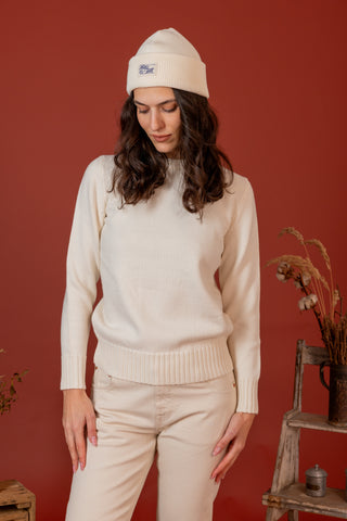 Natural Crewneck Knitwear