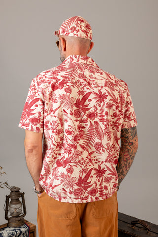 Light Canvas Shirt "Botanical"