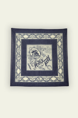 "Lucky" Blue Bandana