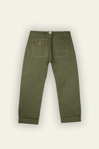 Fatigue All-Rounder Military Green Canvas Pants