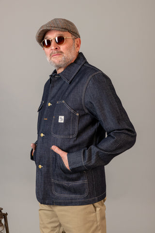 Selvedge Denim Work Jacket 14Oz