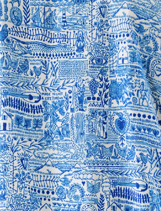 Cocincina HT Pattern Viscose Blouse