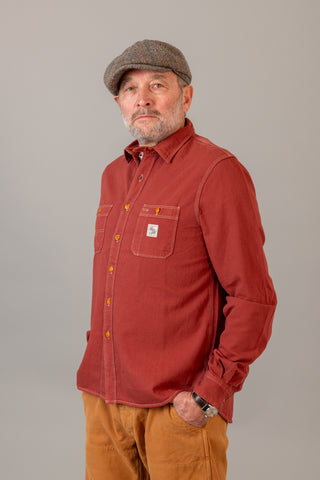 Herringbone Rust Work Shirt
